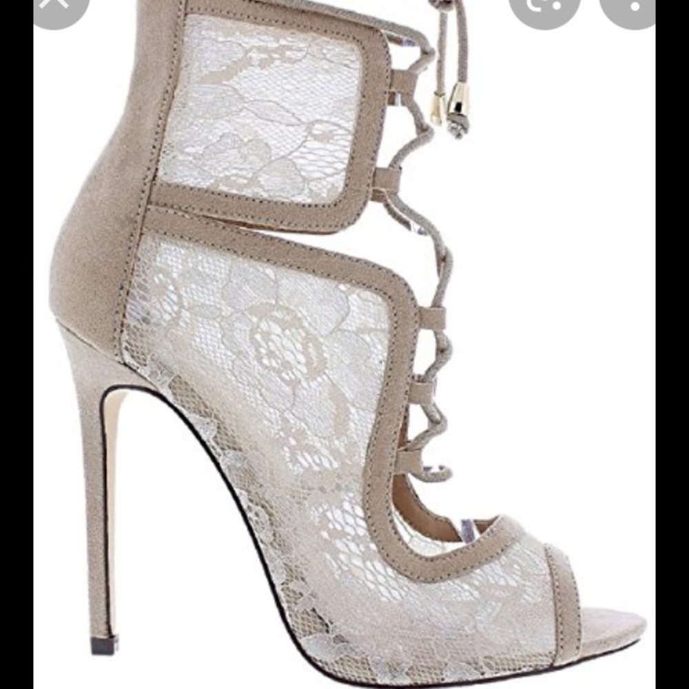 Lace heels
